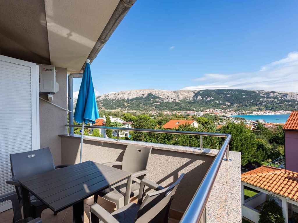 Ferienwohnung am Meer mit Grill und Blick auf ein Panorama