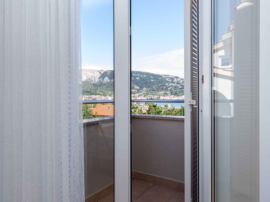 Ferienwohnung am Meer mit Grill und Blick auf ein Panorama
