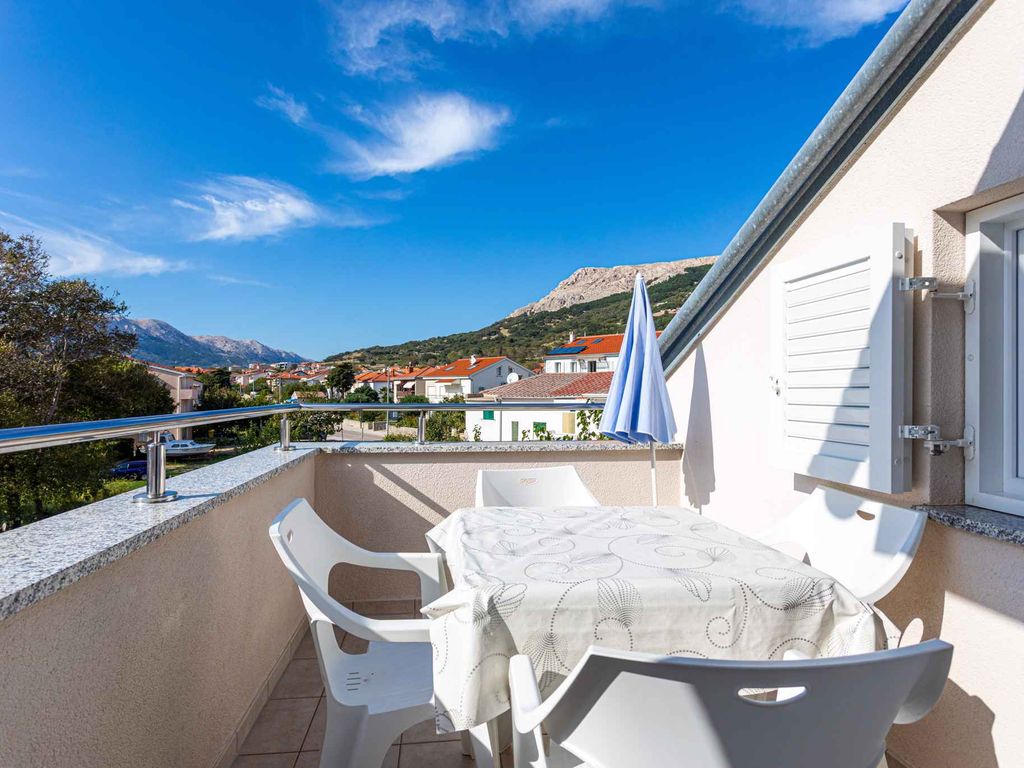 Ferienwohnung in Strandnähe und mit Balkon