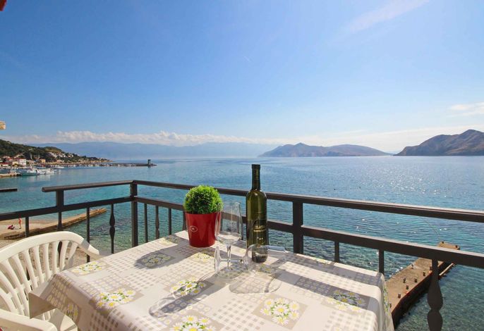 Studio mit Meerblick 10 m von der Adria