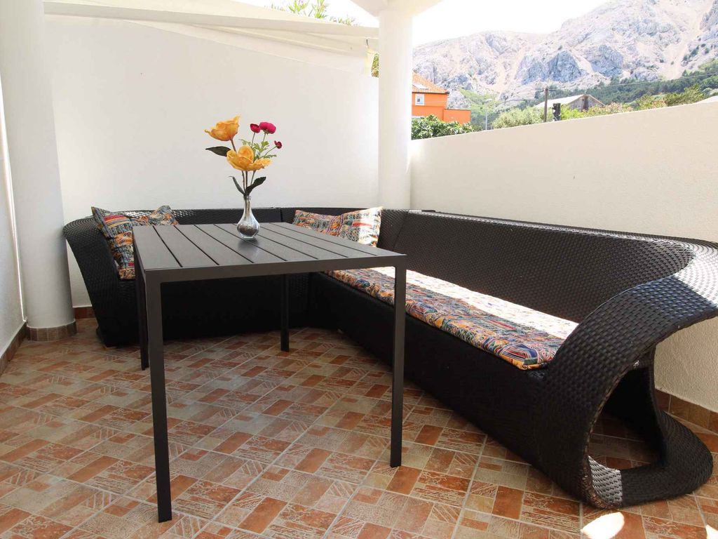 Ferienwohnung mit Klimaanlage im Erdgeschoss für 2-3 Personen, mit 2 Terrassen
