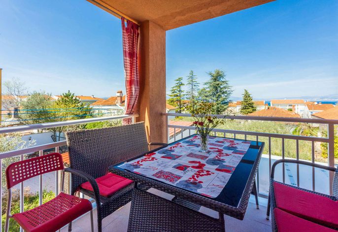 Ferienwohnung mit Balkon