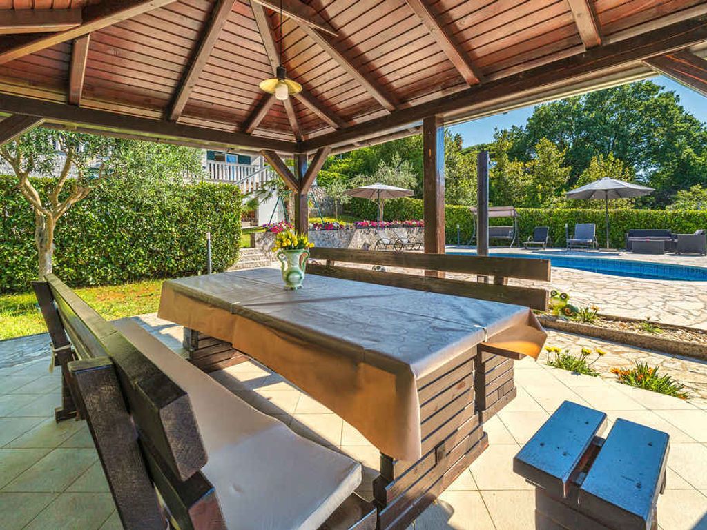 Ferienhaus mit Pool und Klimaanlage