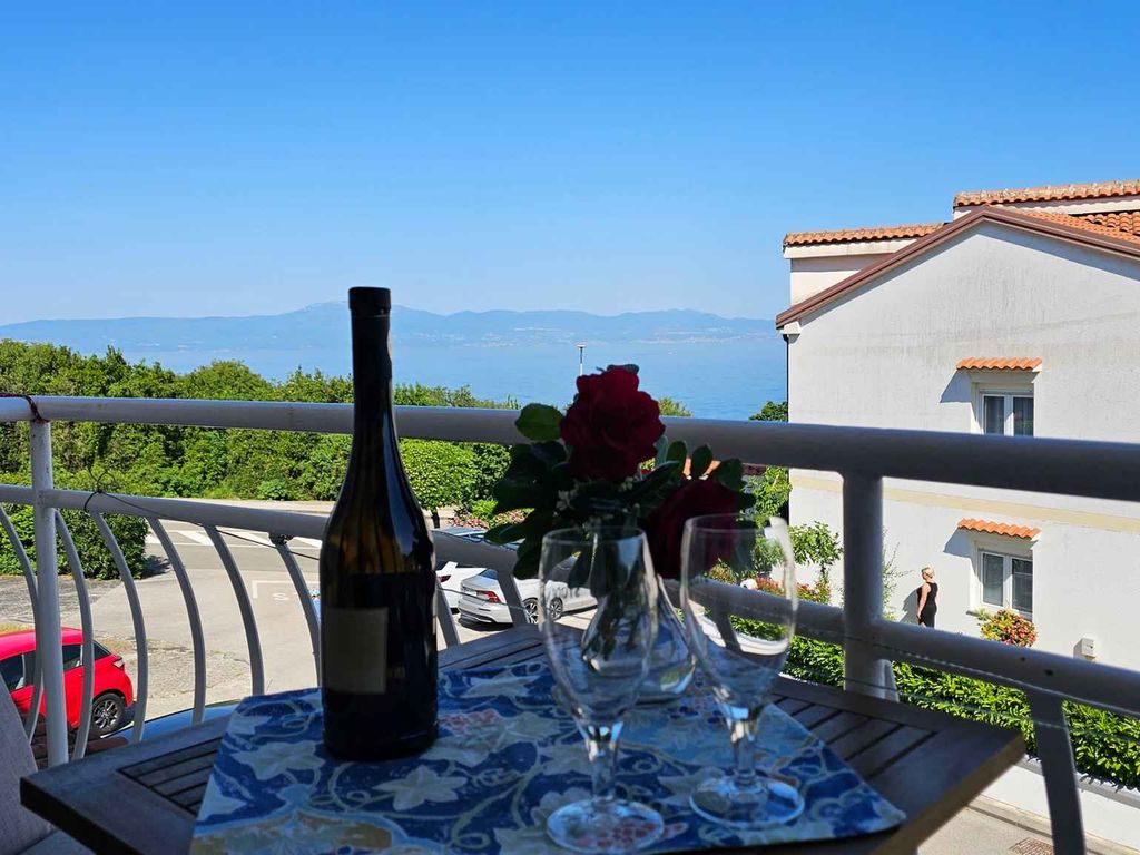 Ferienwohnung mit Balkon und Meerblick