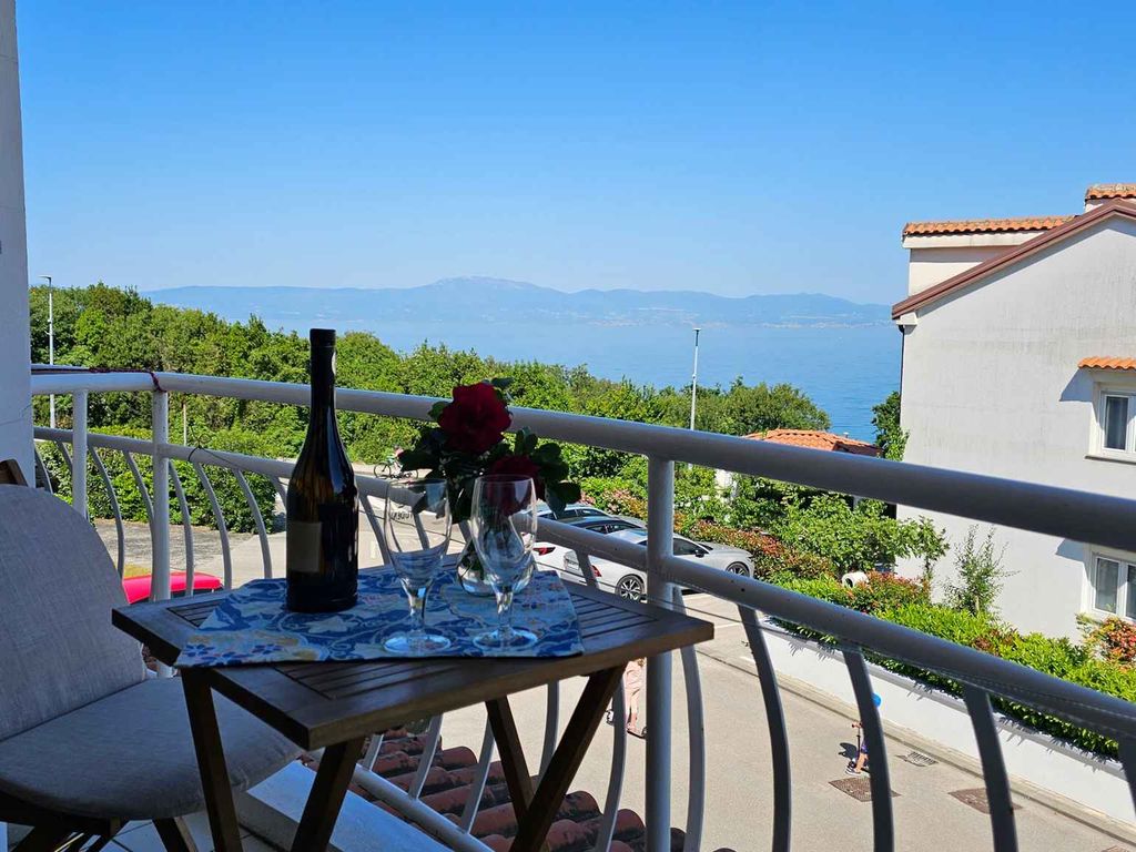 Ferienwohnung mit Balkon und Meerblick