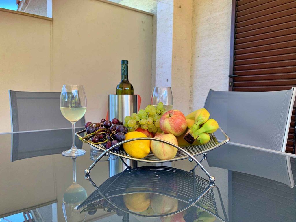 Ferienwohnung mit Klimaanlage und gemütlicher Terrasse