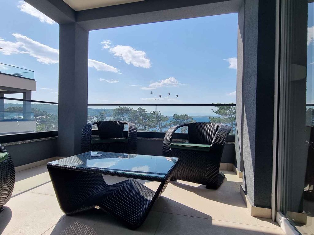 Ferienwohnung mit Swimmingpool und Meerblick