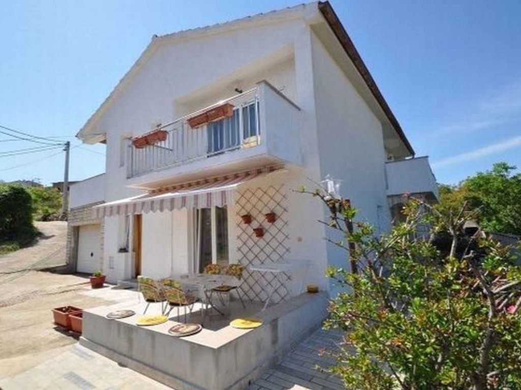 Ferienwohnung mit Blick auf das Meer und Altstadt Vrbnik