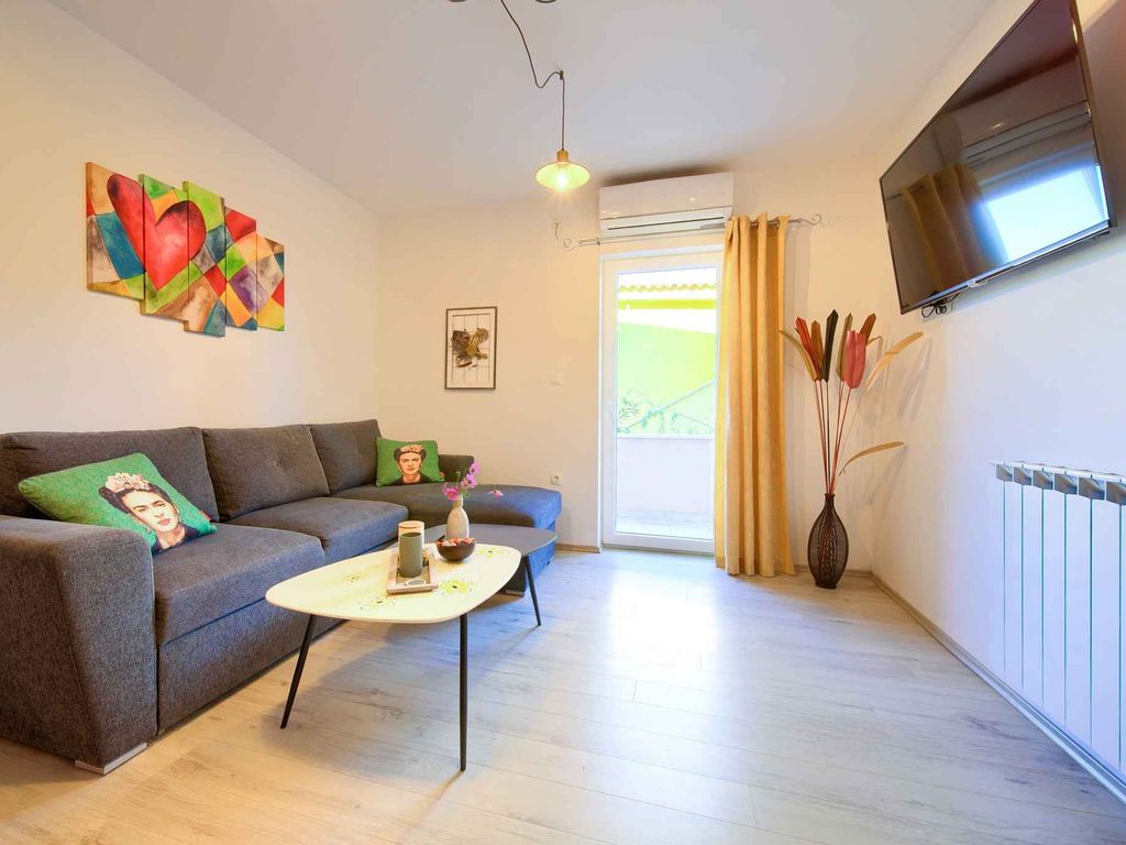 Ferienwohnung mit Terrasse in Strandnähe