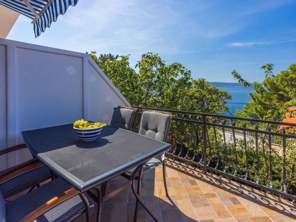 Ferienwohnung mit Balkon in Strandnähe