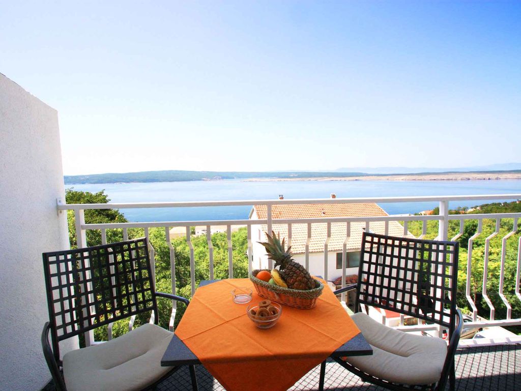 Ferienwohnung mit Balkon und Meerblick