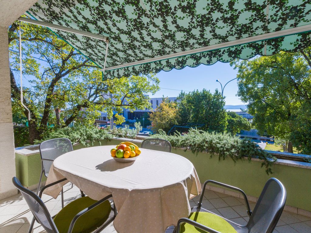 Ferienwohnung mit Terrasse in Strandnähe