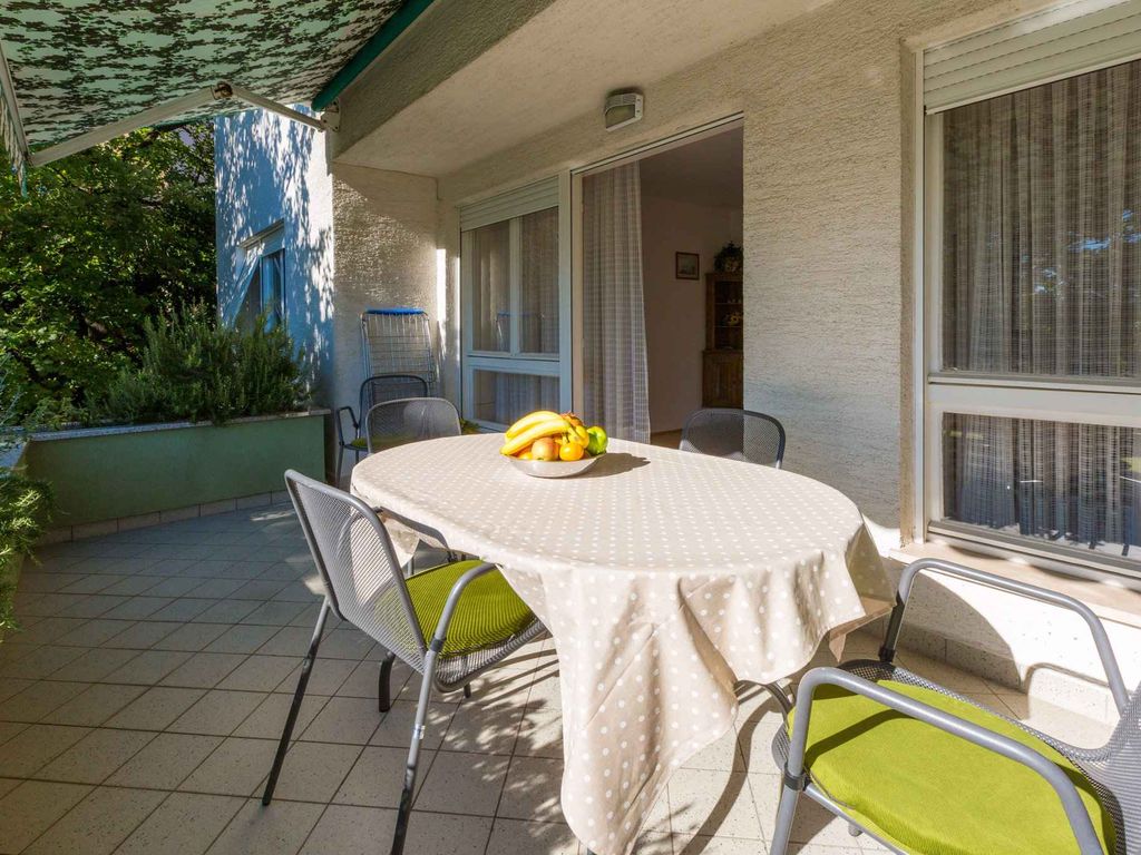 Ferienwohnung mit Terrasse in Strandnähe