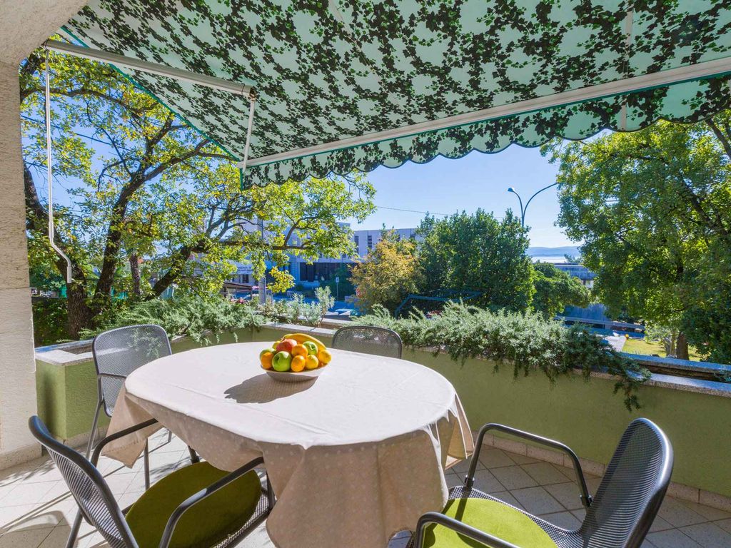 Ferienwohnung mit Terrasse in Strandnähe