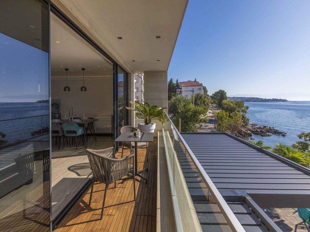 Ferienwohnung mit Außenpool und Meerblick