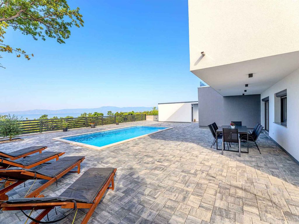 Villa mit Schwimmbad im ruhigen Dorf Smrika