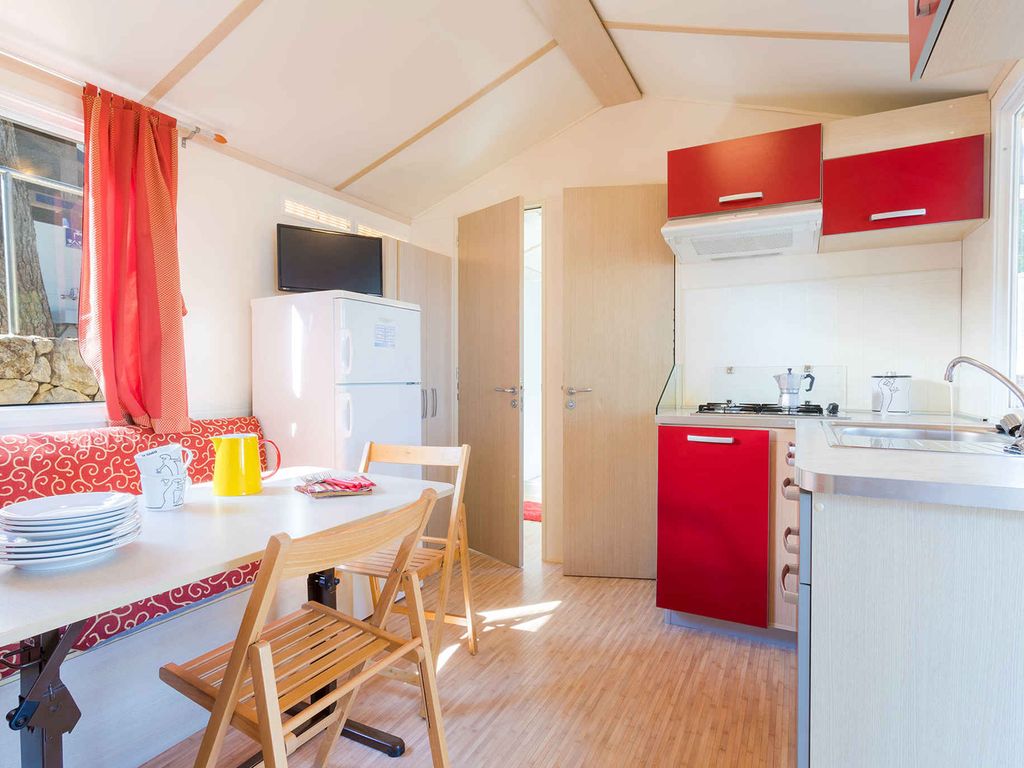 Mobilehome mit Veranda