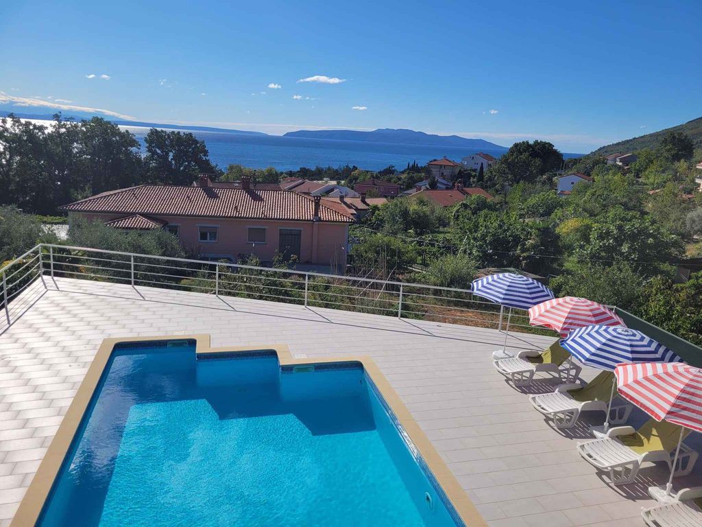 Ferienhaus mit Meerblick und Pool