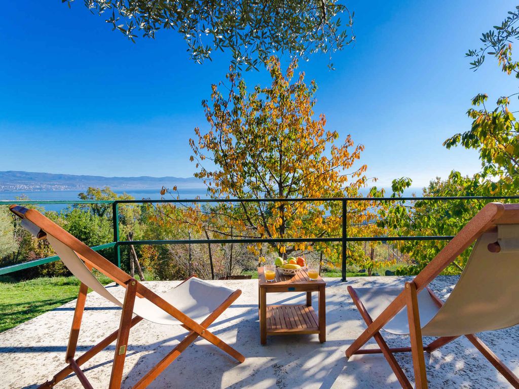 Ferienhaus mit Klimaanlage und Meerblick