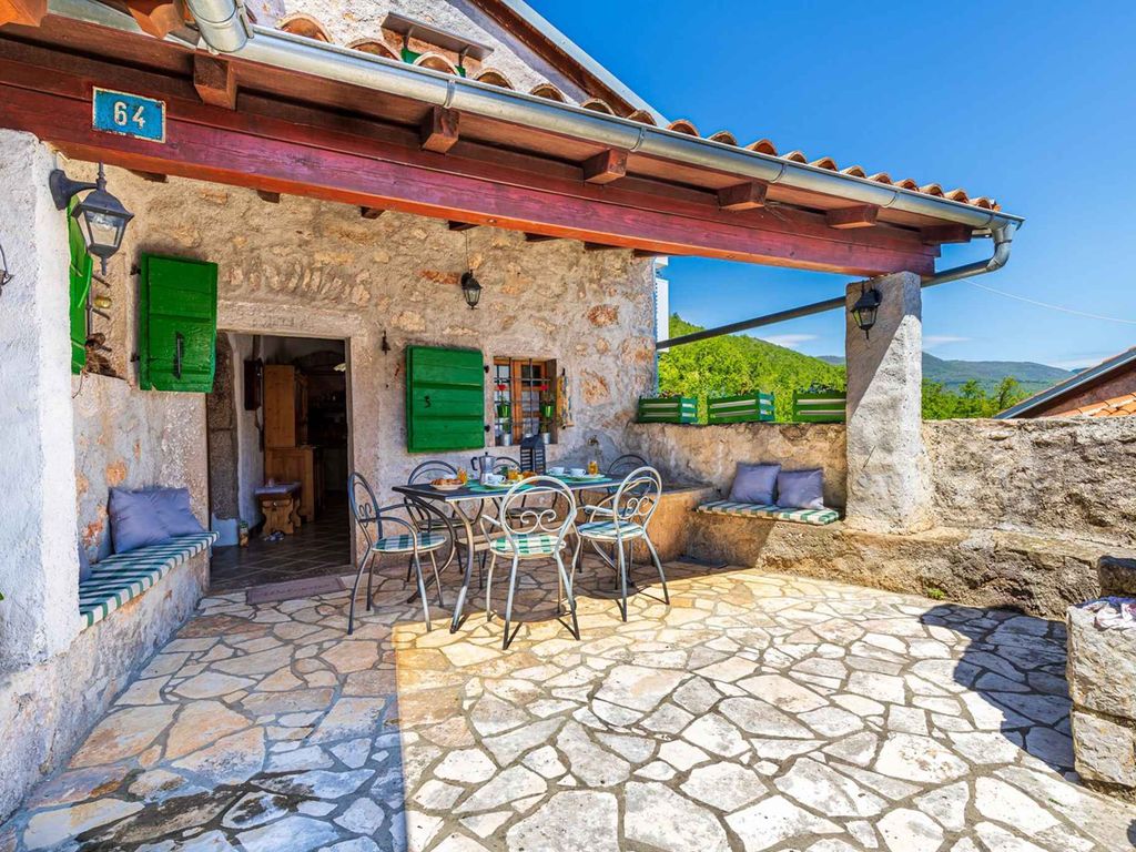 Ferienhaus mit Klimaanlage, Privatpool und Meerespanorama