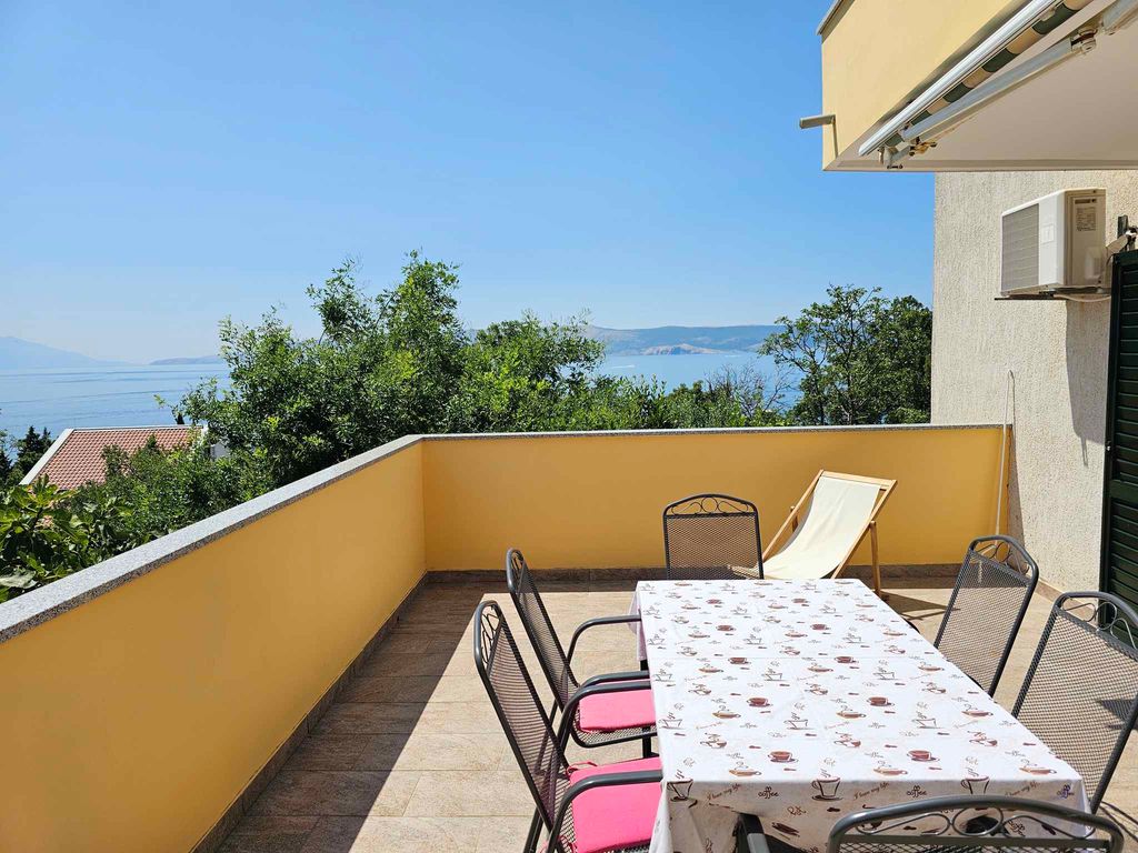 Ferienwohnung mit Balkon und Meerblick