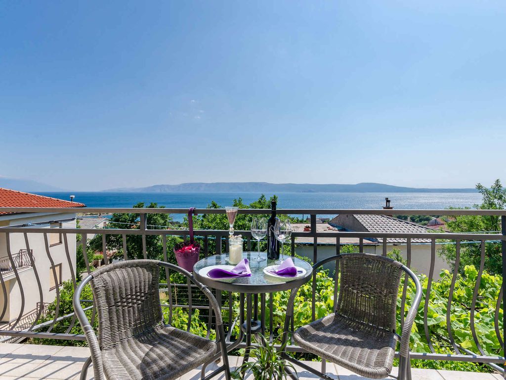 Ferienwohnung mit Klimaanlage und Meerblick