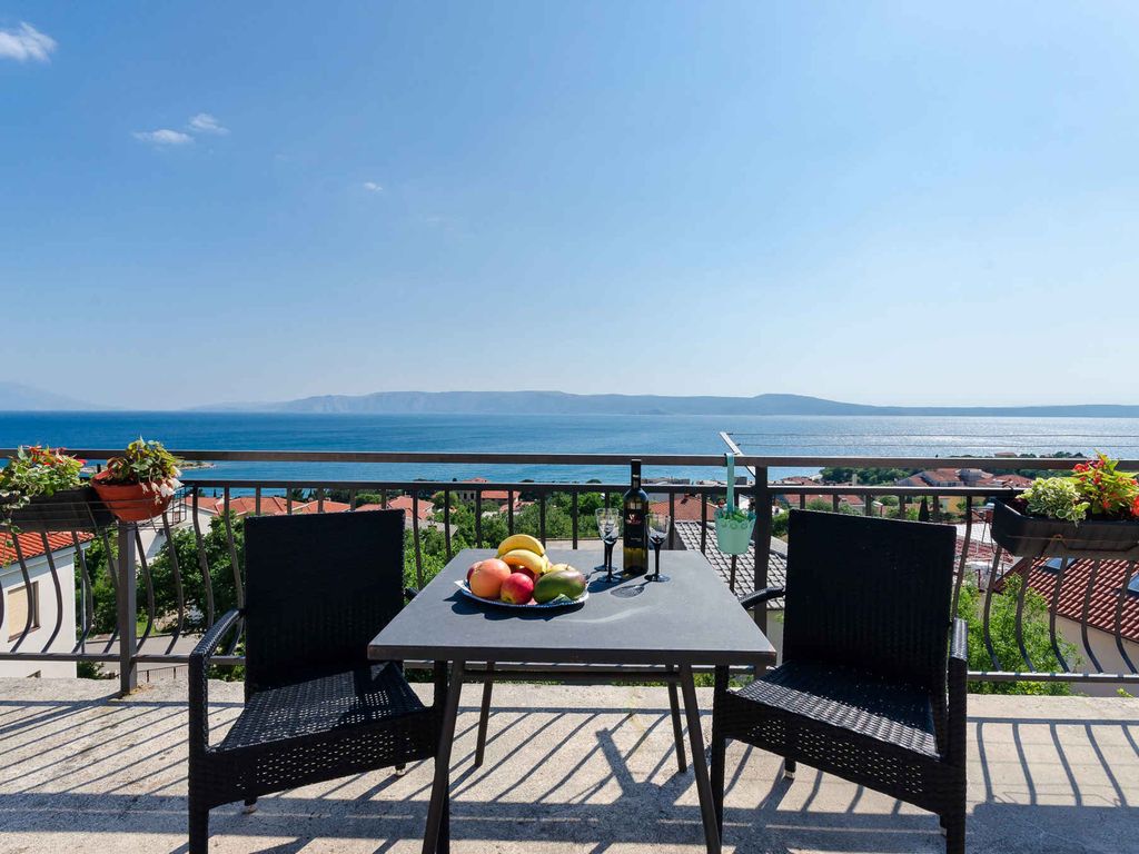 Ferienwohnung mit Klimaanlage und Meerblick