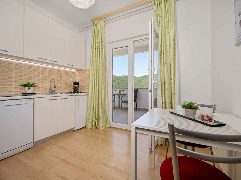 Ferienwohnung mit Meeresausblick