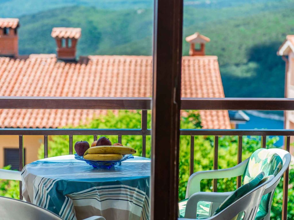 Apartment mit 1 Schlafzimmer mit Meer- und Gartenblick