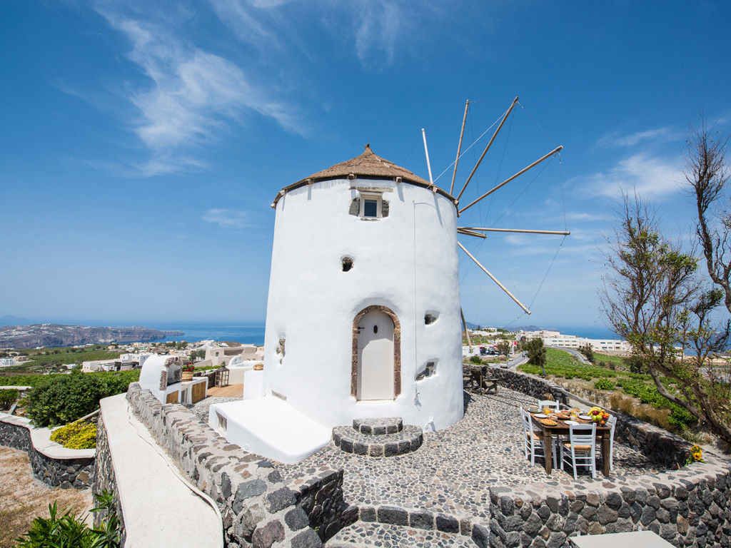 Villa mit Klimaanlage, private Jacuzzi und 360° Panorama Blick