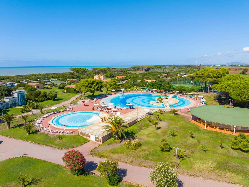 Mobilehome mit Klimaanlage, Terrasse und Pool