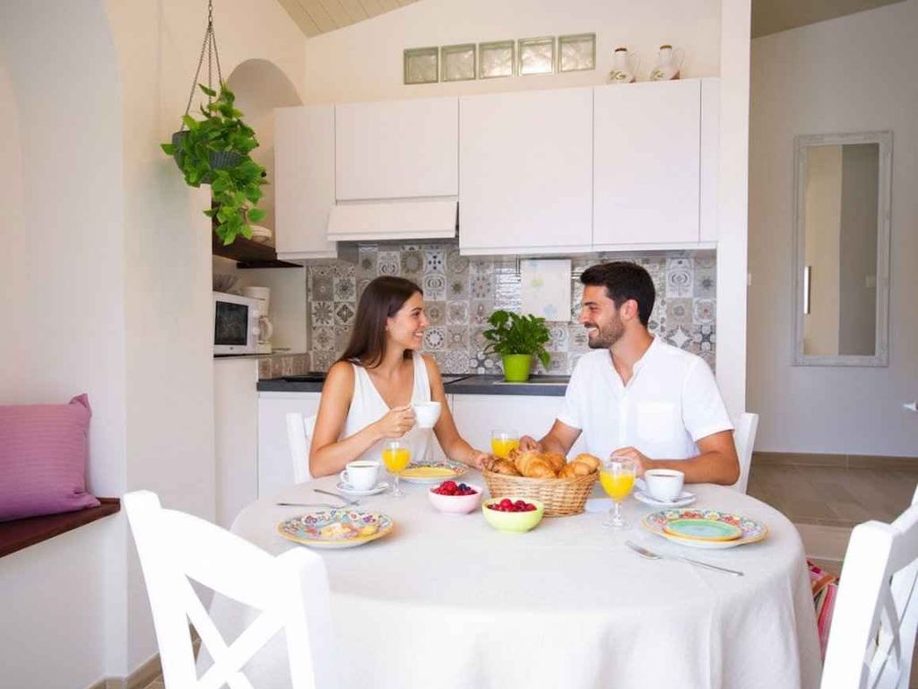 Ferienwohnung mit Klimaanlage und Balkon