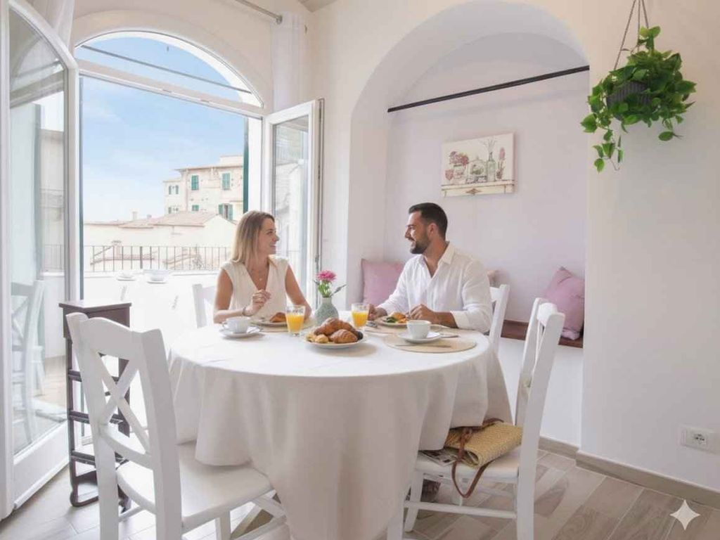 Ferienwohnung mit Klimaanlage und Balkon