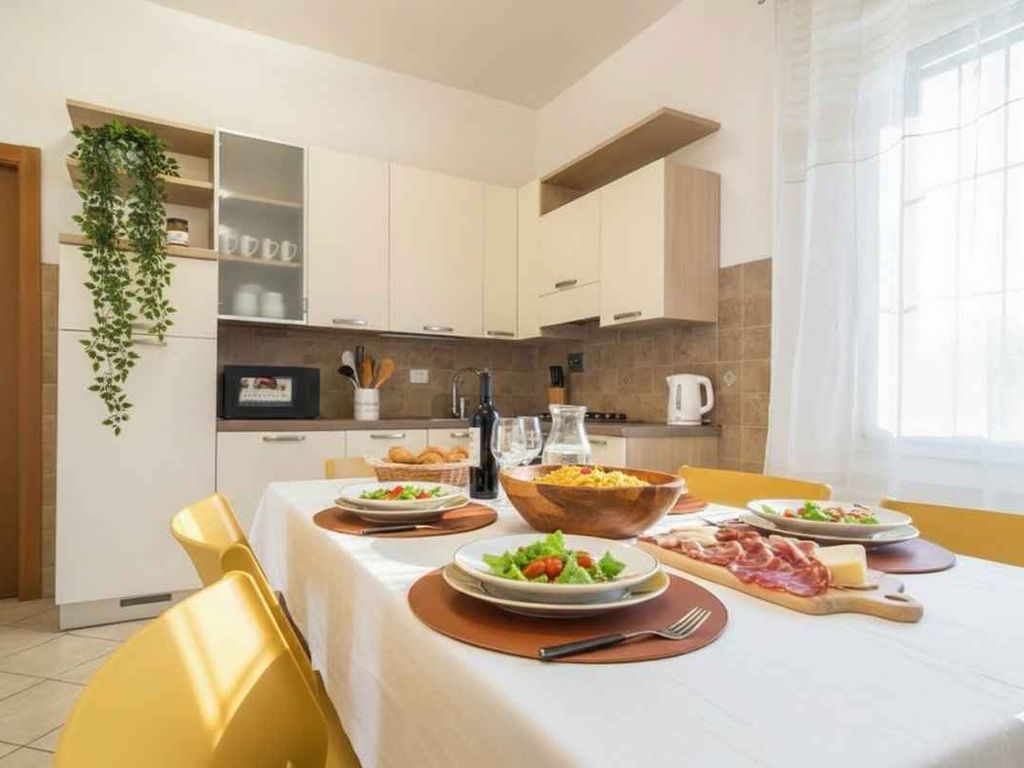 Ferienwohnung mit Garten, Balkon und Internet