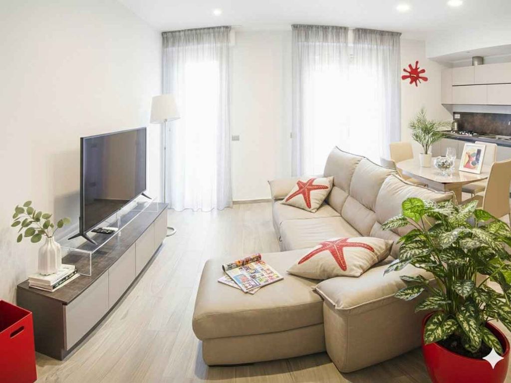 Ferienwohnung mit Klimaanlage und Balkon