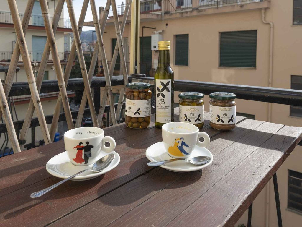 Ferienwohnung mit Klimaanlage und Balkon