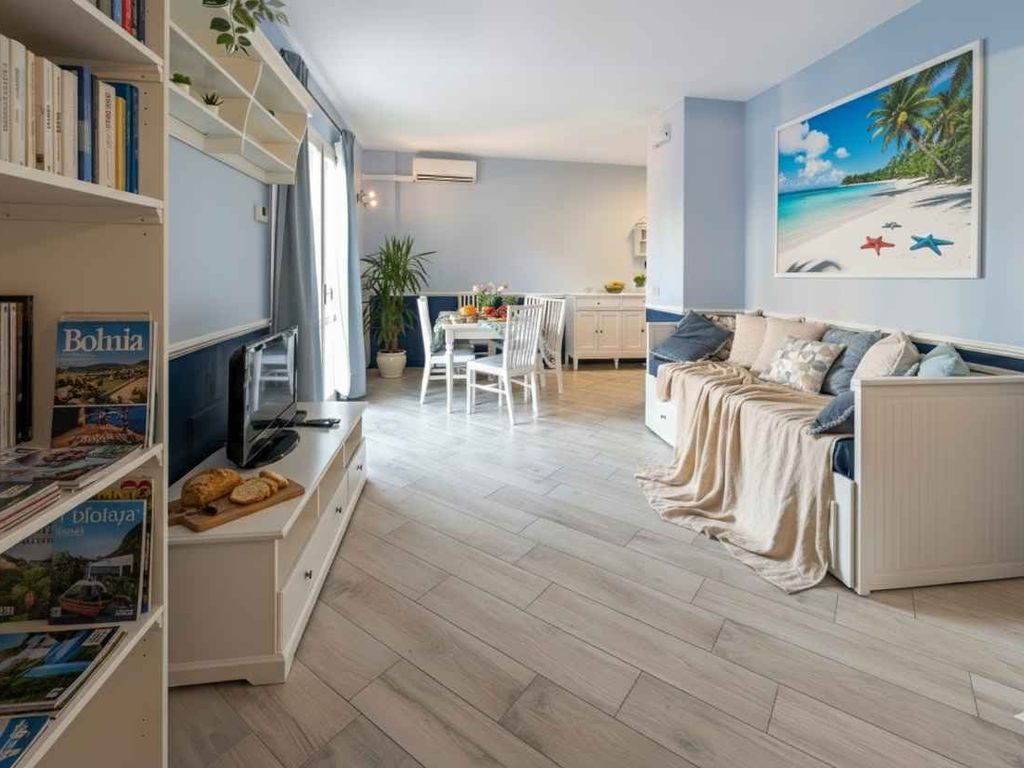 Ferienwohnung mit Klimaanlage und Balkon