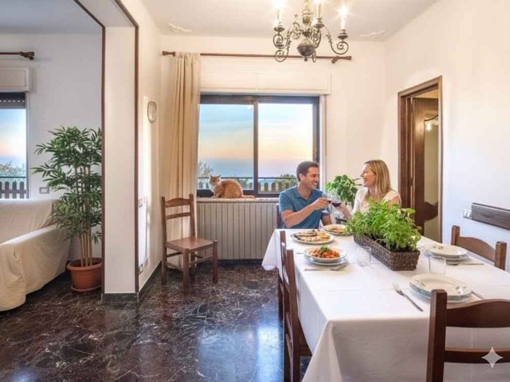 Ferienwohnung mit Balkon