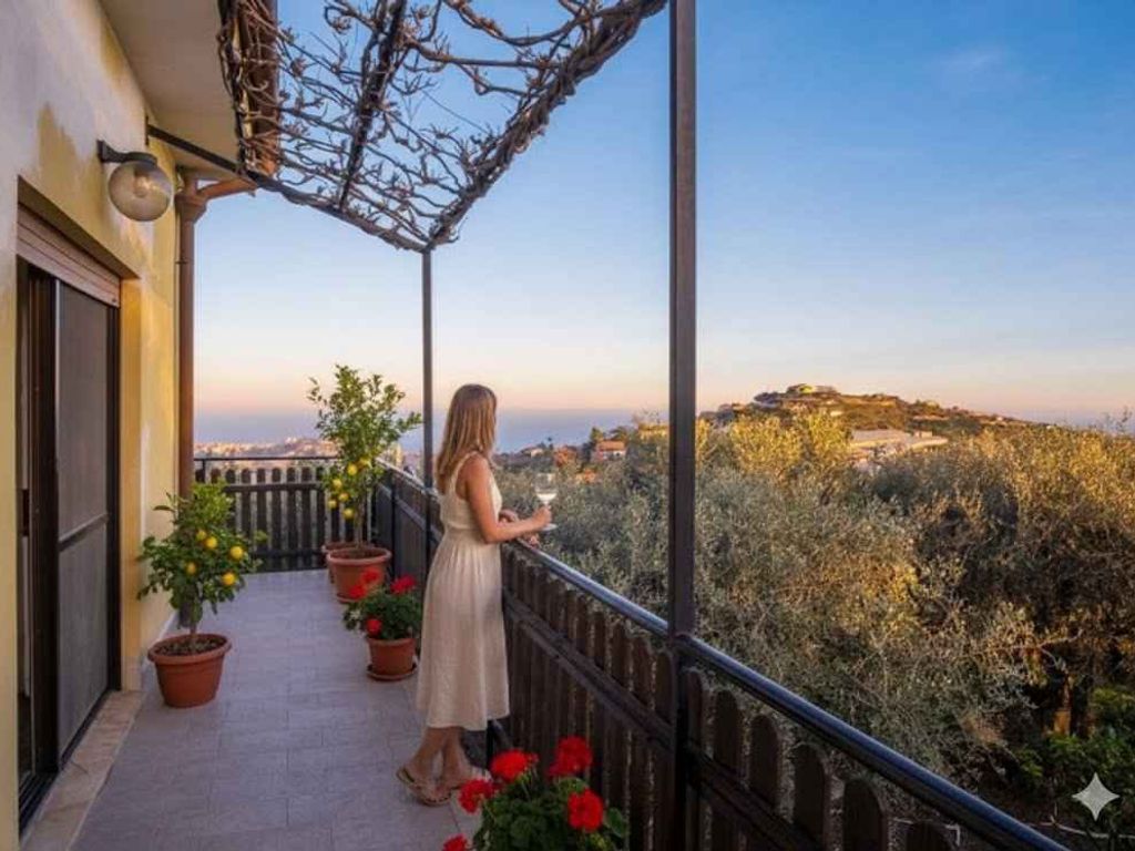 Ferienwohnung mit Balkon
