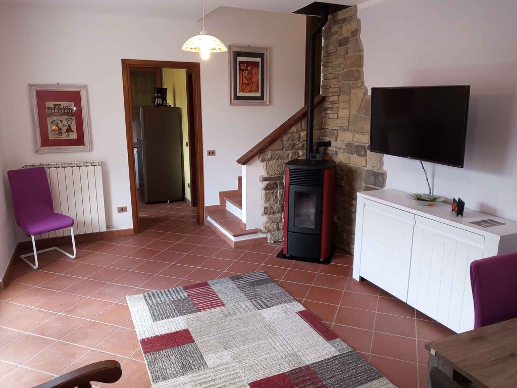 Ferienwohnung mit Blick auf das Tal