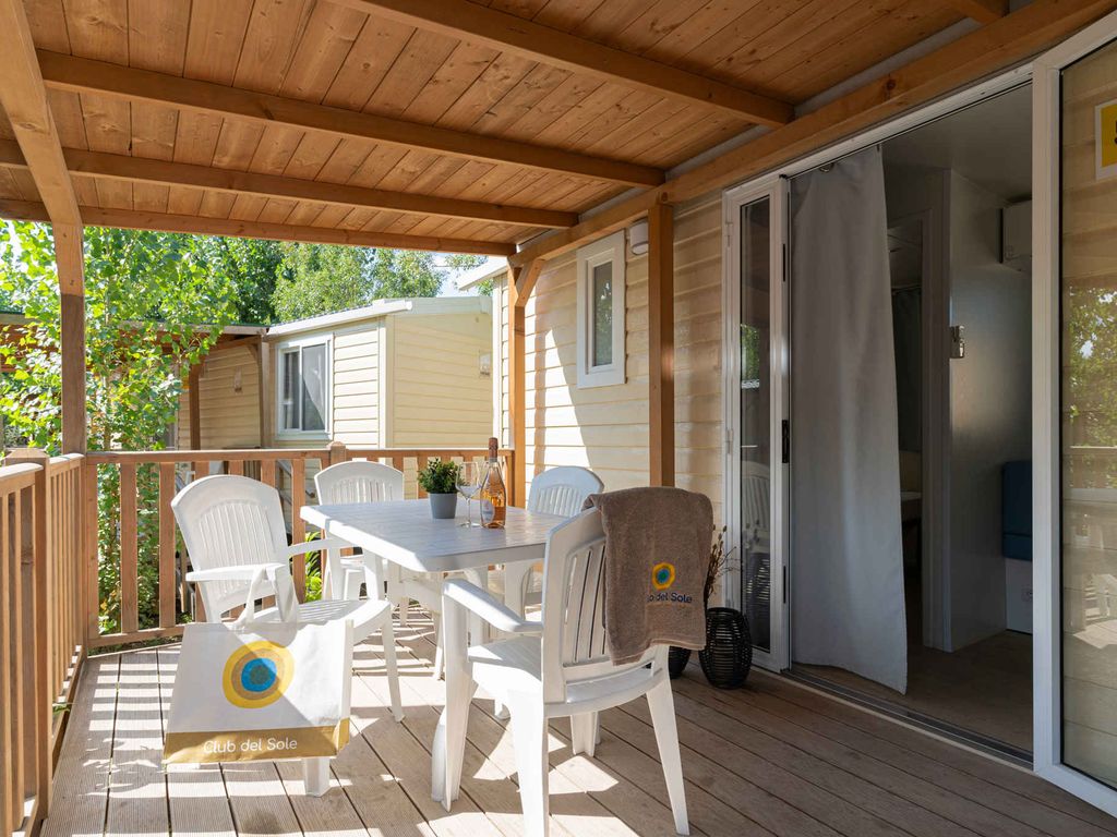 Mobilehome mit Pool für 6 Personen