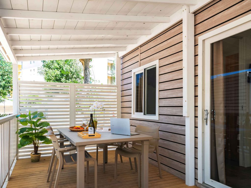 Mobilehome mit Pool für 6 Personen