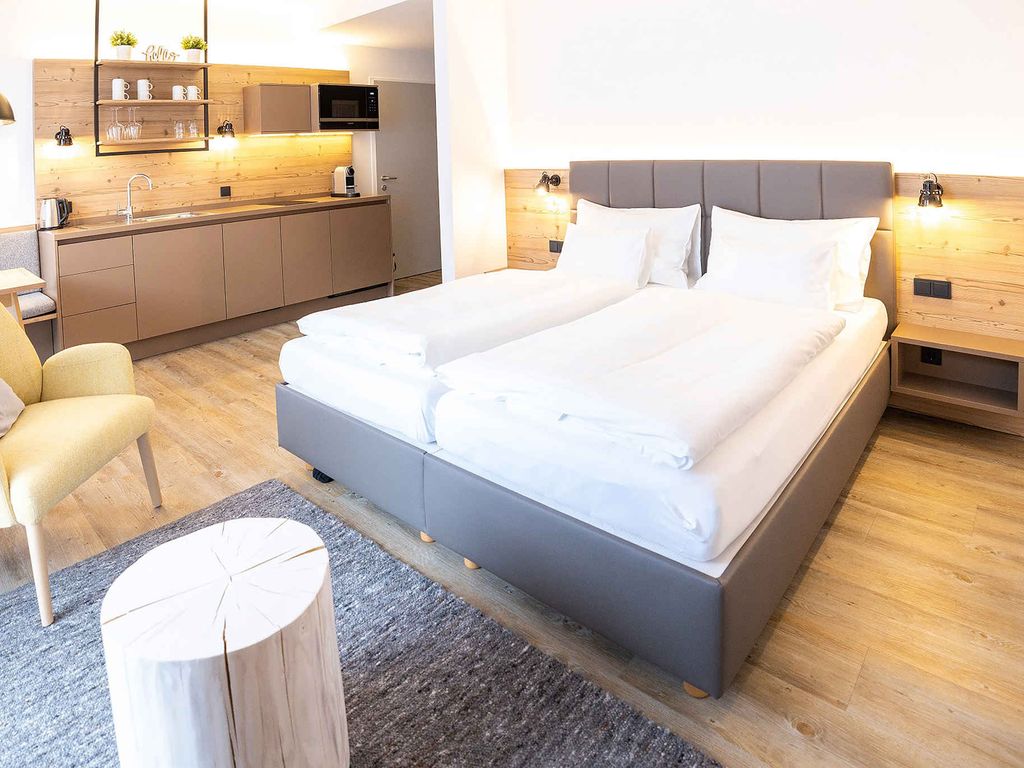 Studio mit Wellnessbereich