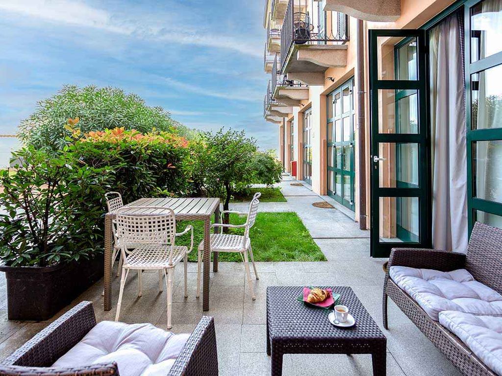 Ferienwohnung mit Gartenblick und Klimaanlage