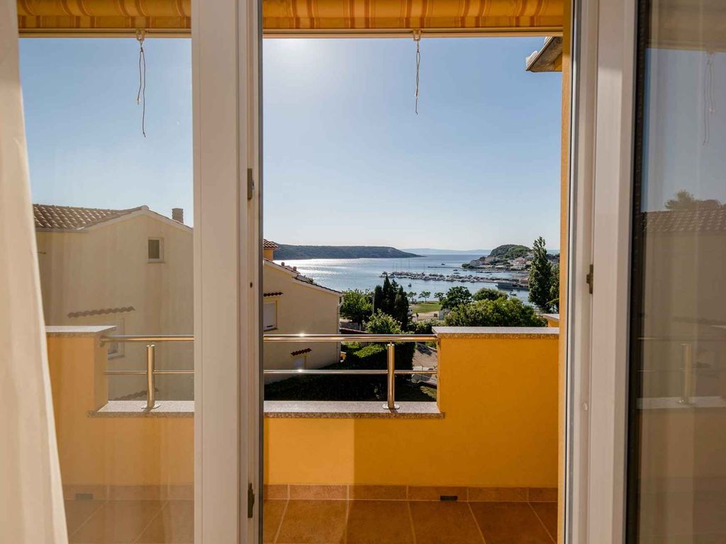 Apartment mit zwei Schlafzimmern und Meerblick für bis zu 6 Personen auf der Insel Rabac