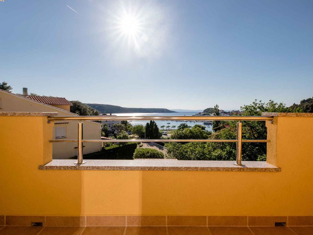 Apartment mit zwei Schlafzimmern und Meerblick für bis zu 6 Personen auf der Insel Rabac