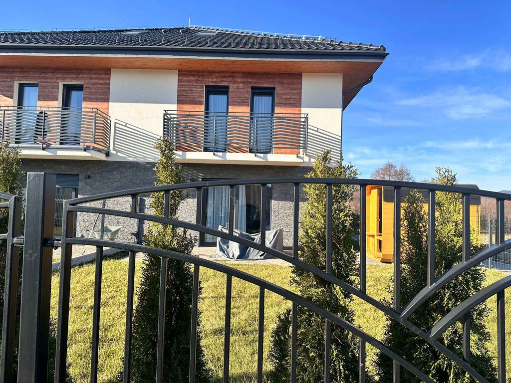 Ferienhaus mit Blick auf die Berge