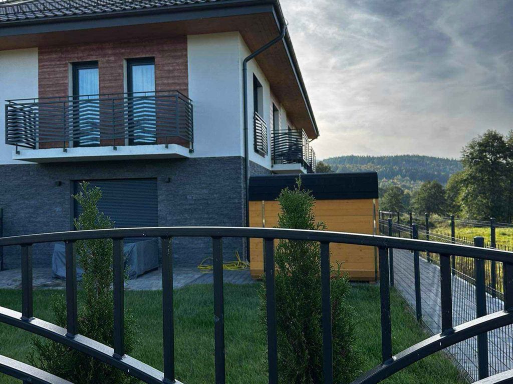 Ferienhaus mit Blick auf die Berge