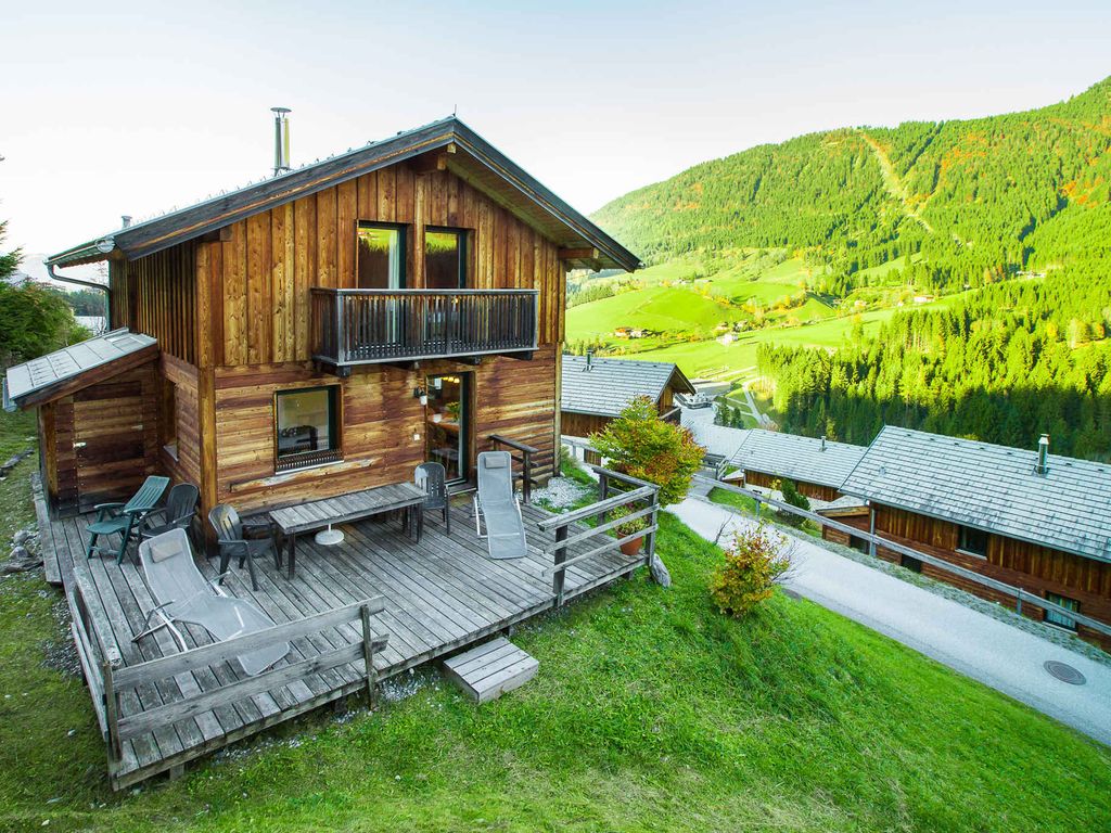 Ferienhaus mit Blick auf die Salzburger Dolomiten