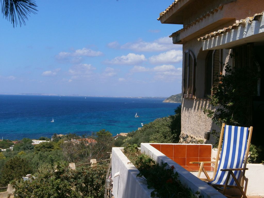 Villa mit Ausblick auf das Meer